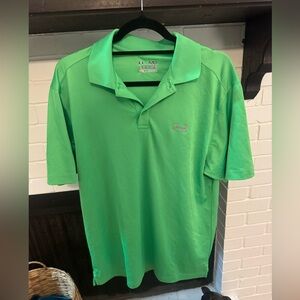 Under Armour Men's Vibrant Green Polo